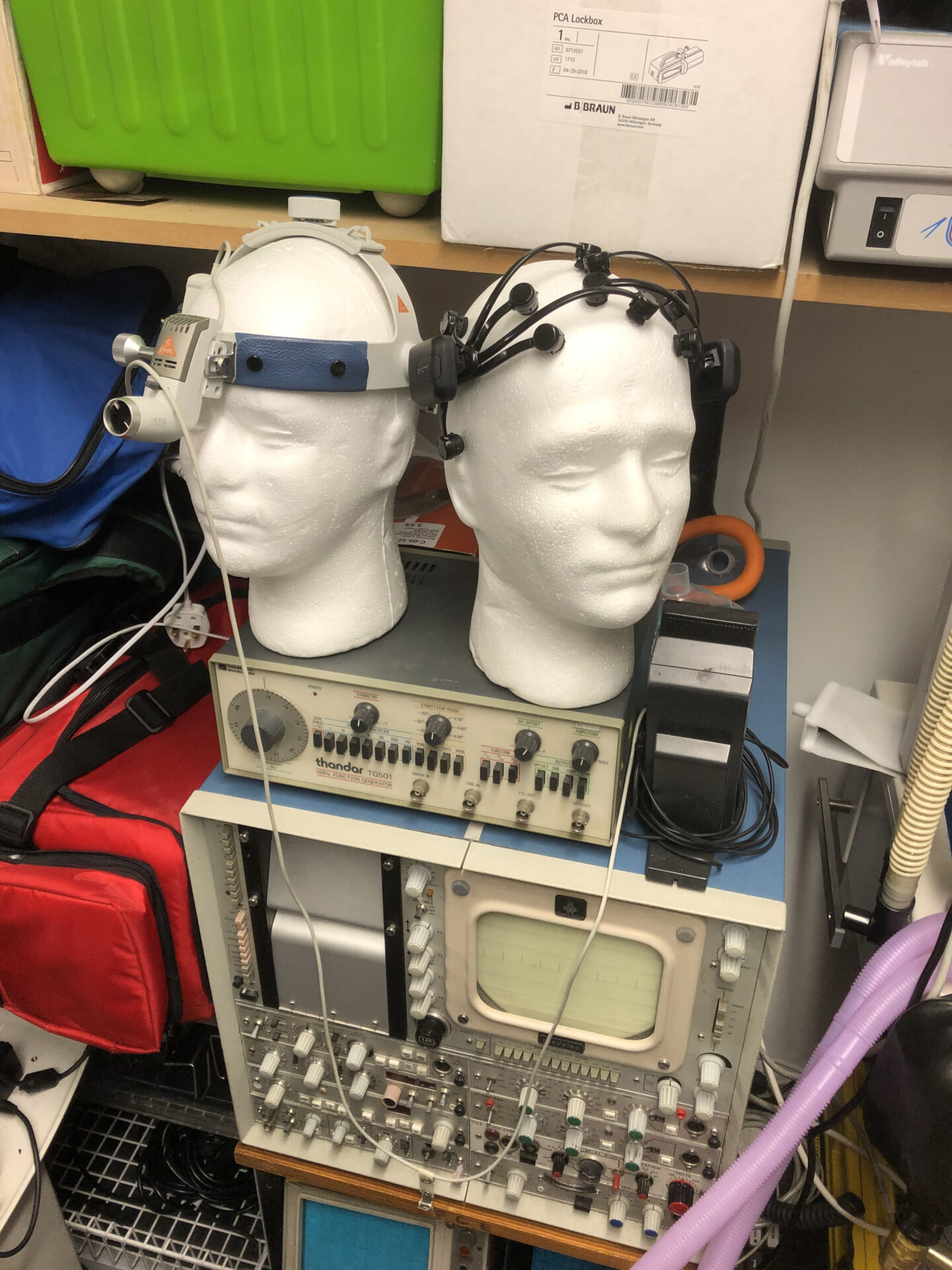 Surgeon's Head Light & Bluetooth EEG Headset