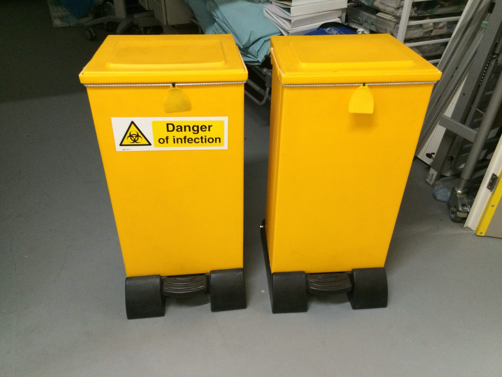 Infected Medical Waste Bins